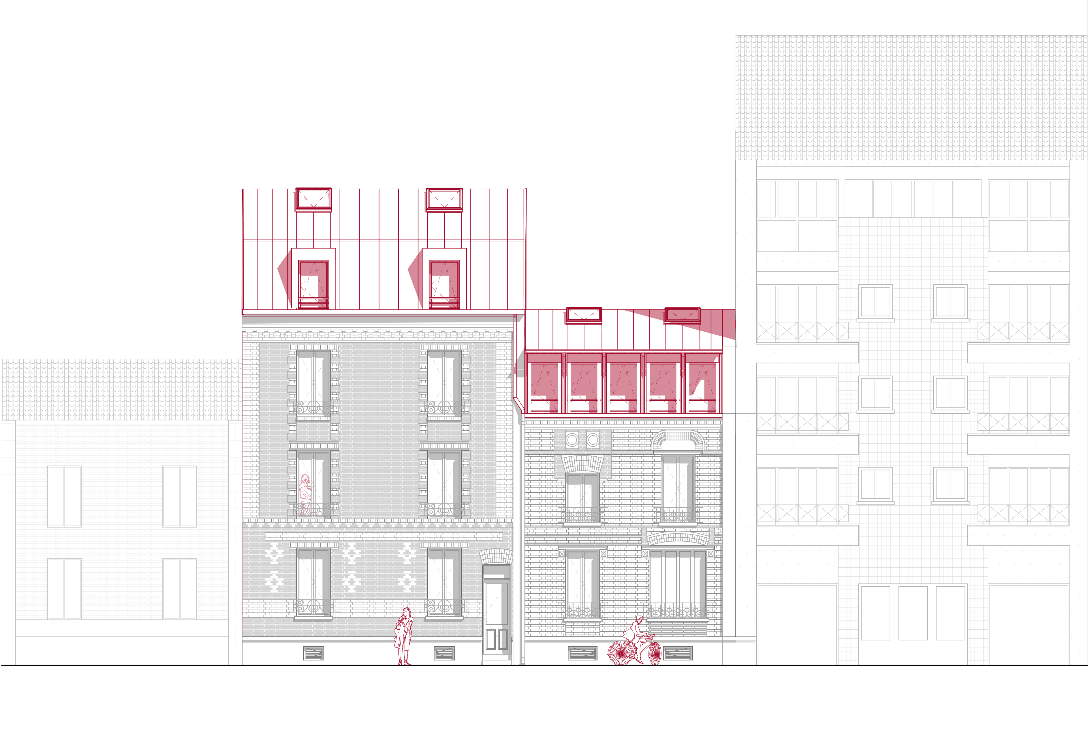 Projet Couturier, vue 2 sur 3